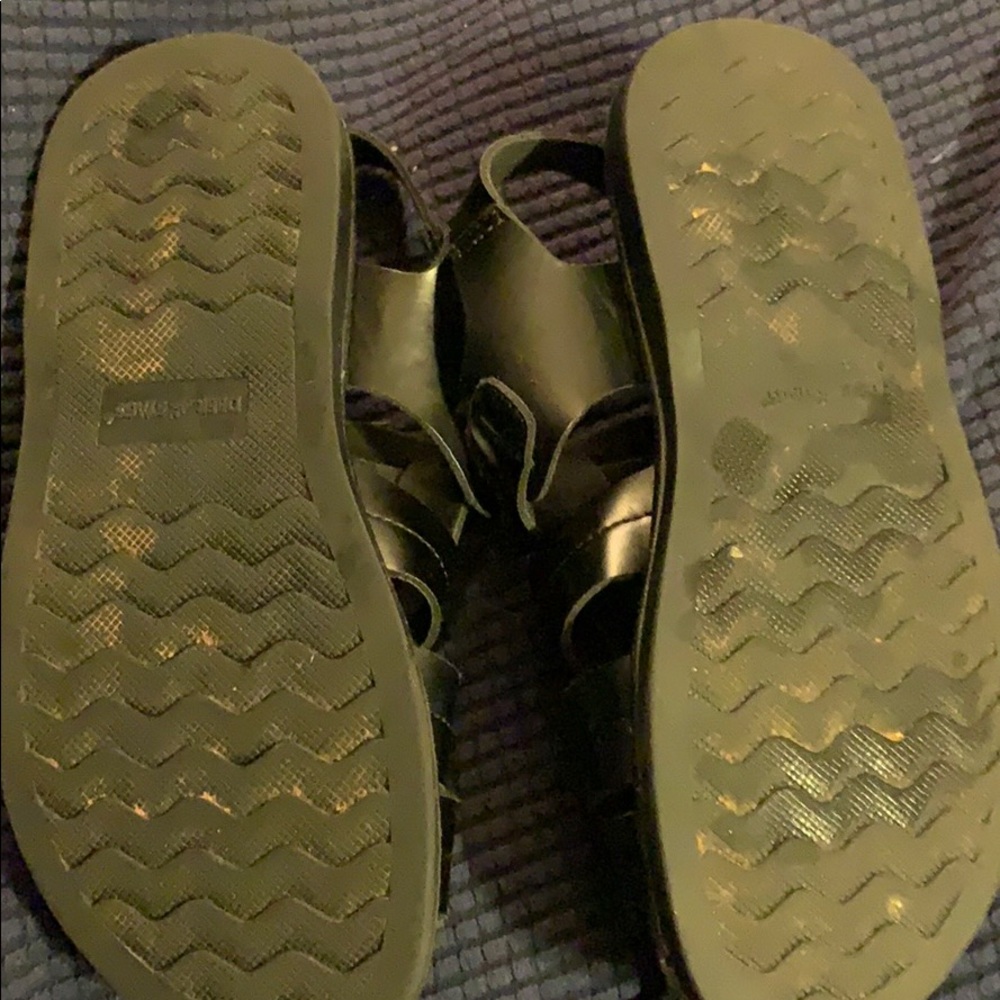 Womens Size 4 Black Sandals: Deer Stags - Picture 5 of 6